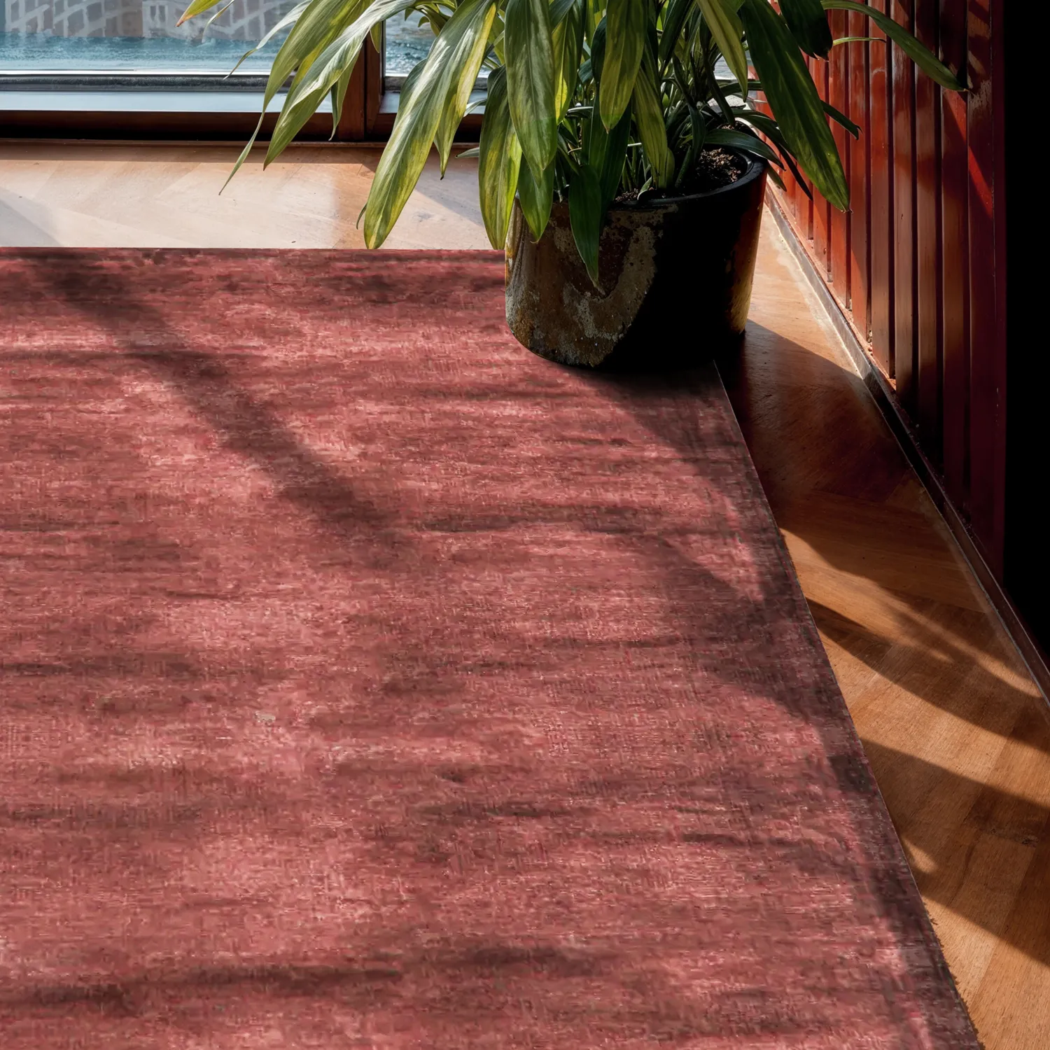 Viscose-tæppe - Jodhpur Special Luxury Edition (bordeaux)