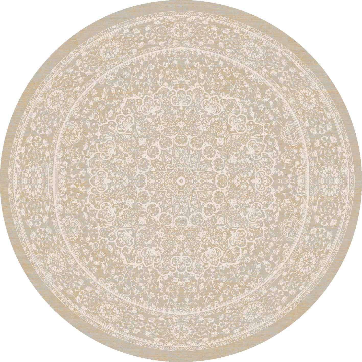 Runde tæpper - Vivian (beige)