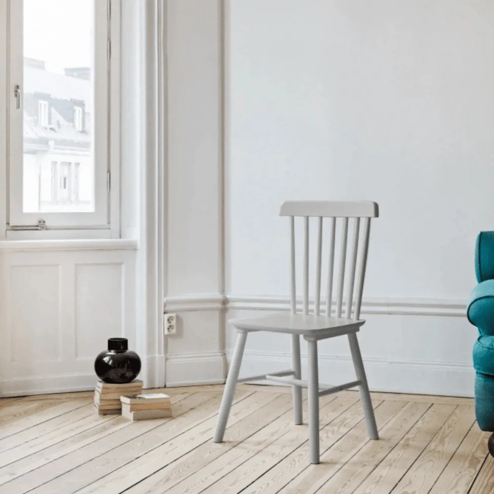 Pind stol - Elsa (lysegrå) - 2 stk