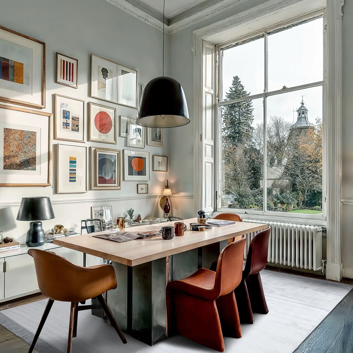 Wilton-tæppe - Art Silk (lyseblå)