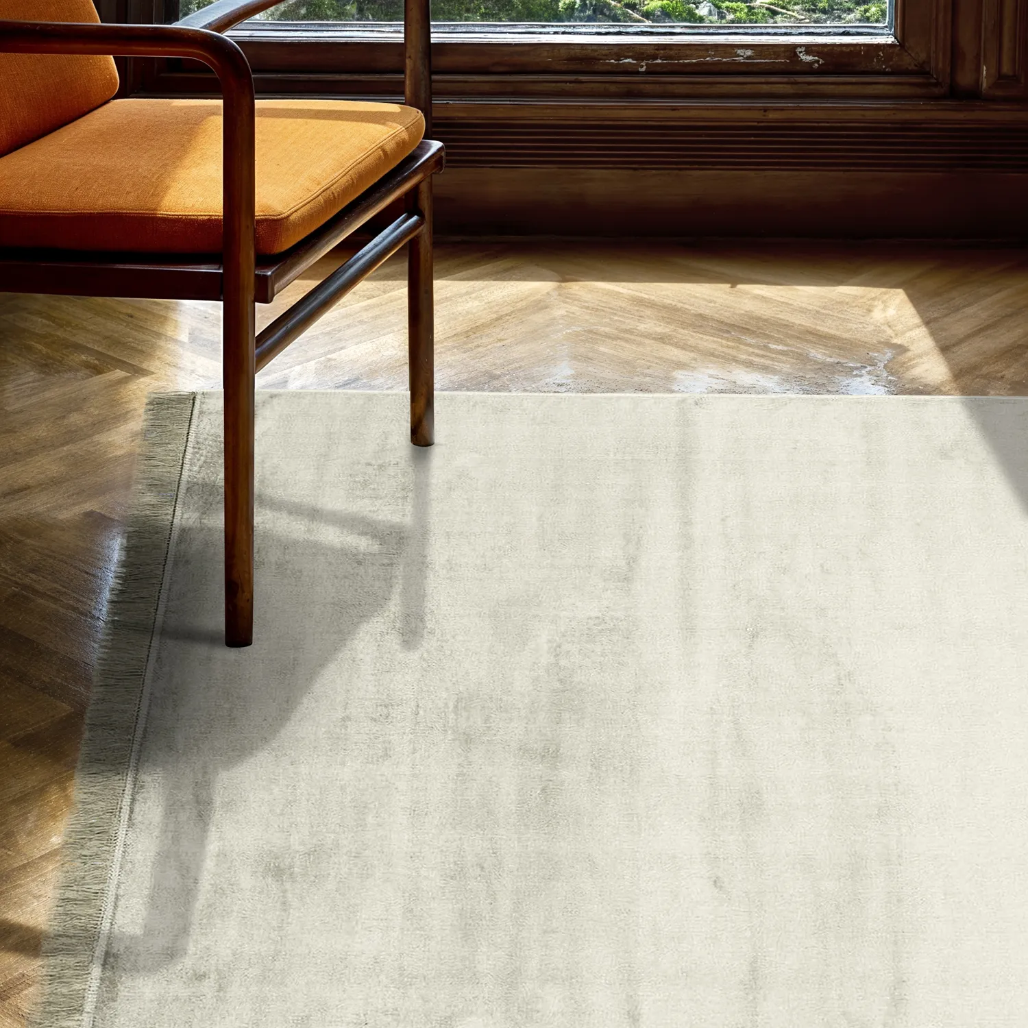 Wilton-tæppe - Art Silk (lysegrøn)