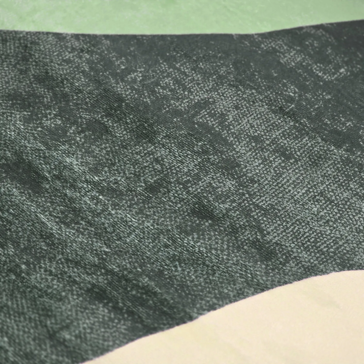 Rundt tæppe - Barcelona (grøn)