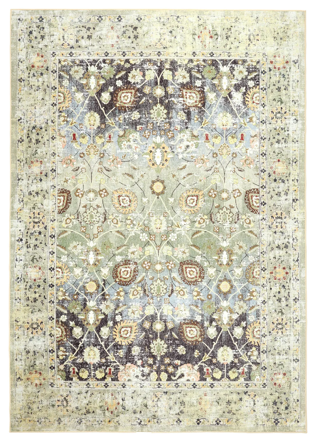 Wilton-tæppe - Bouhjar (beige/multi)