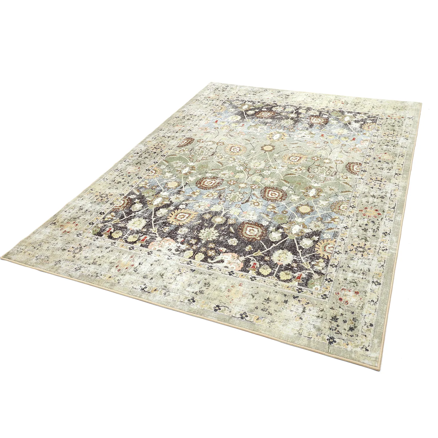 Wilton-tæppe - Bouhjar (beige/multi)
