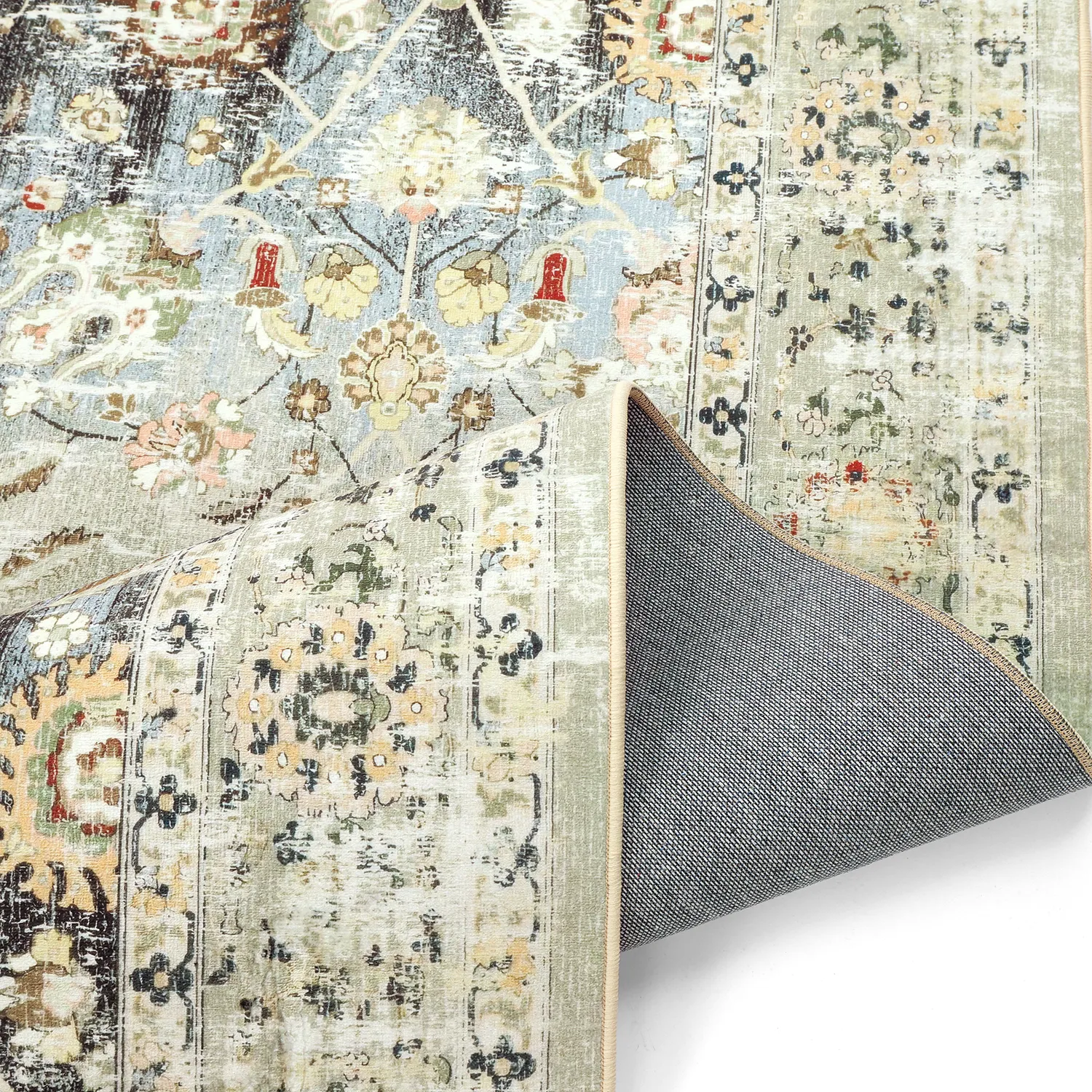 Wilton-tæppe - Bouhjar (beige/multi)