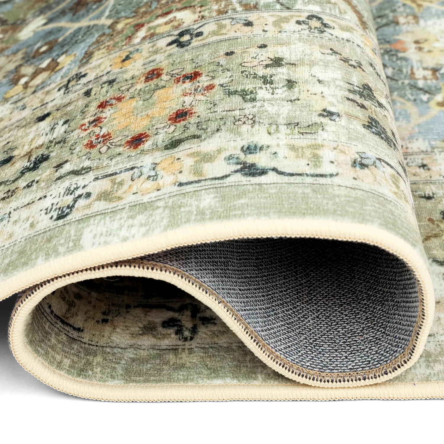 Wilton-tæppe - Bouhjar (beige/multi)