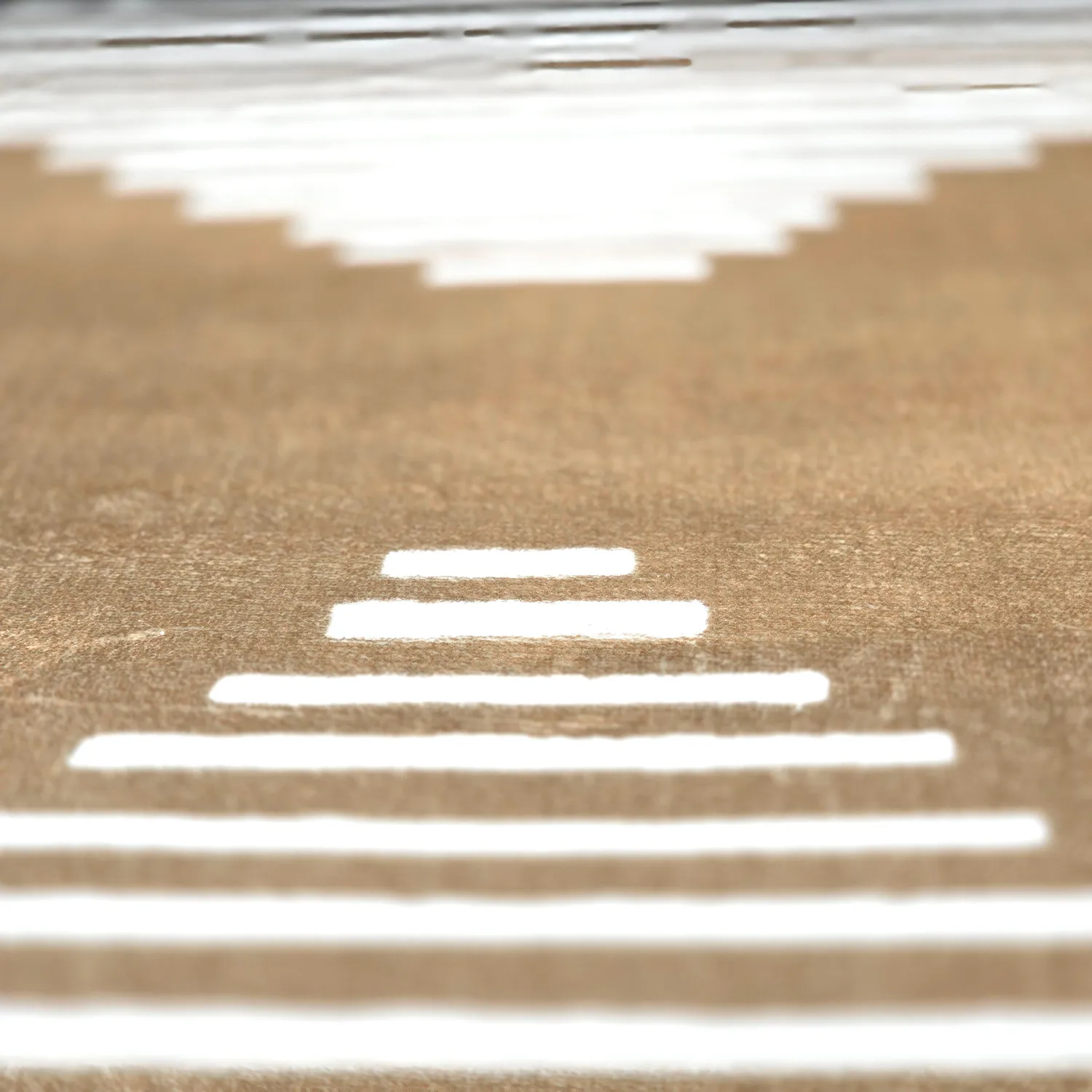 Wilton-tæppe - Carmen (brun/hvid)