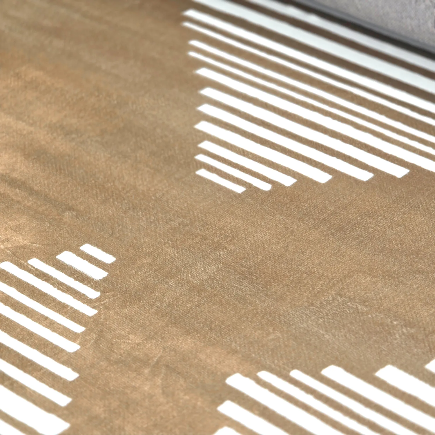 Wilton-tæppe - Carmen (brun/hvid)