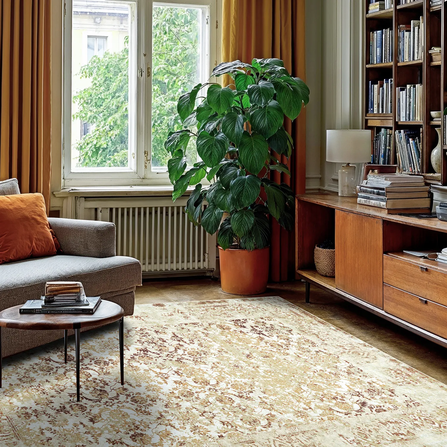 Wilton-tæppe - Denizli (beige)