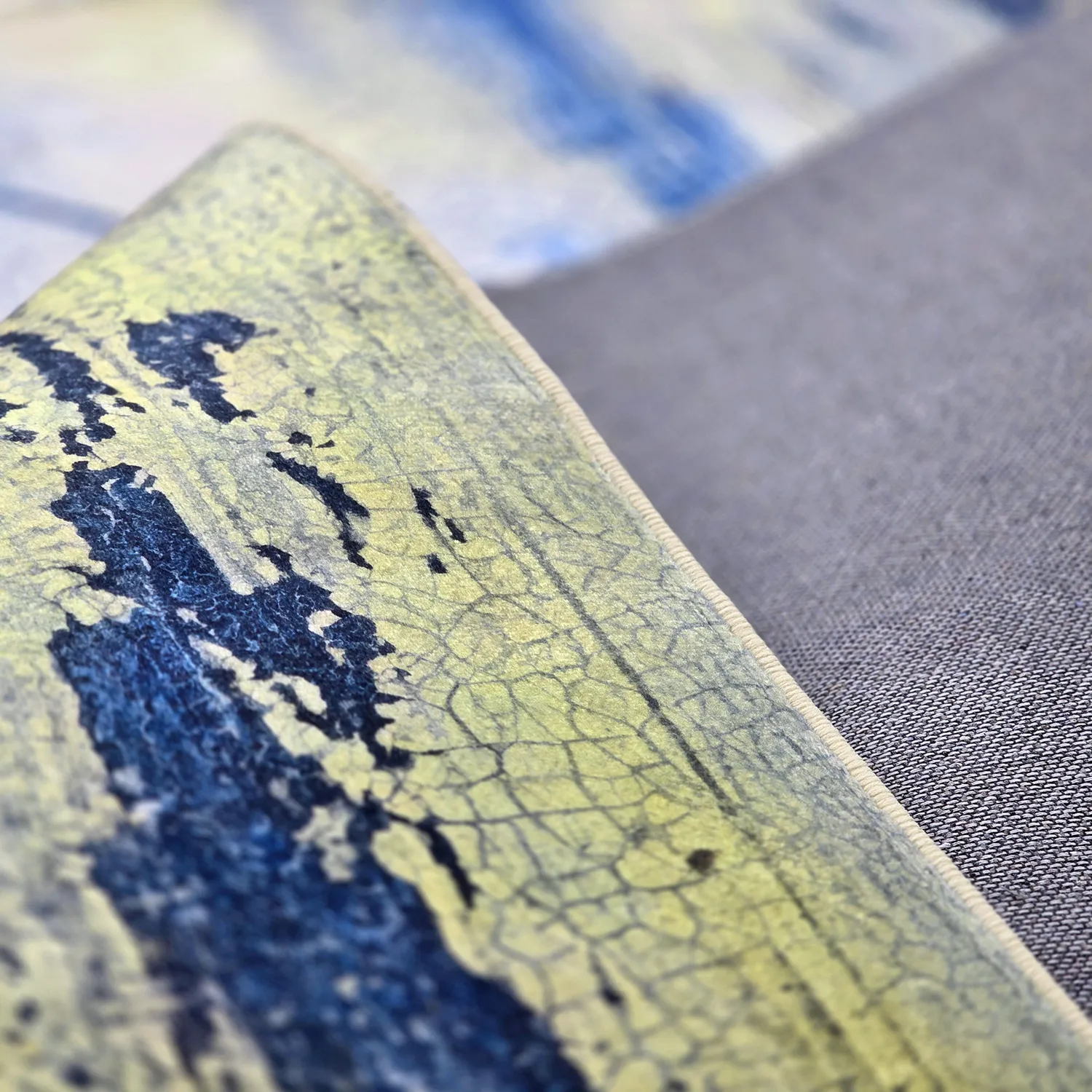 Wilton-tæppe - Dolmio (blå/multi)