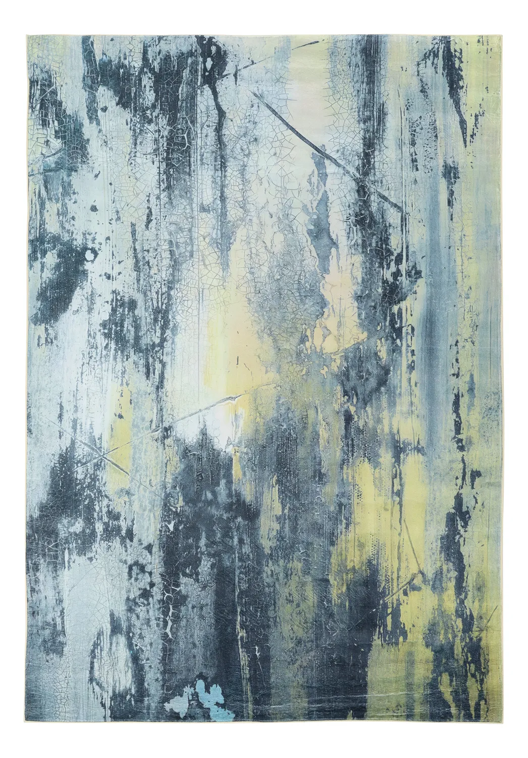 Wilton-tæppe - Dolmio (sort/gul)