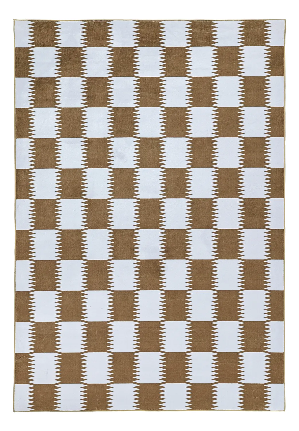 Wilton-tæppe - Gobi (brun/hvid)