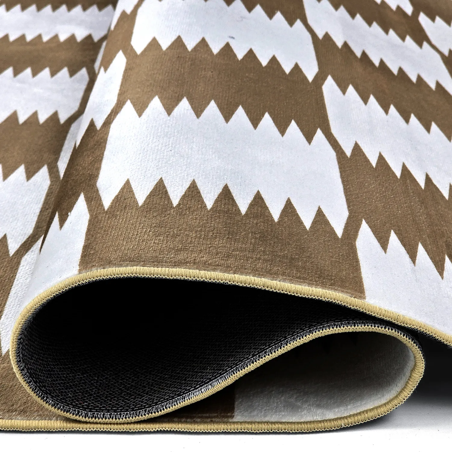 Wilton-tæppe - Gobi (brun/hvid)