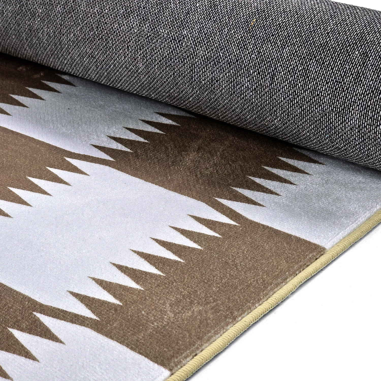 Wilton-tæppe - Gobi (brun/hvid)