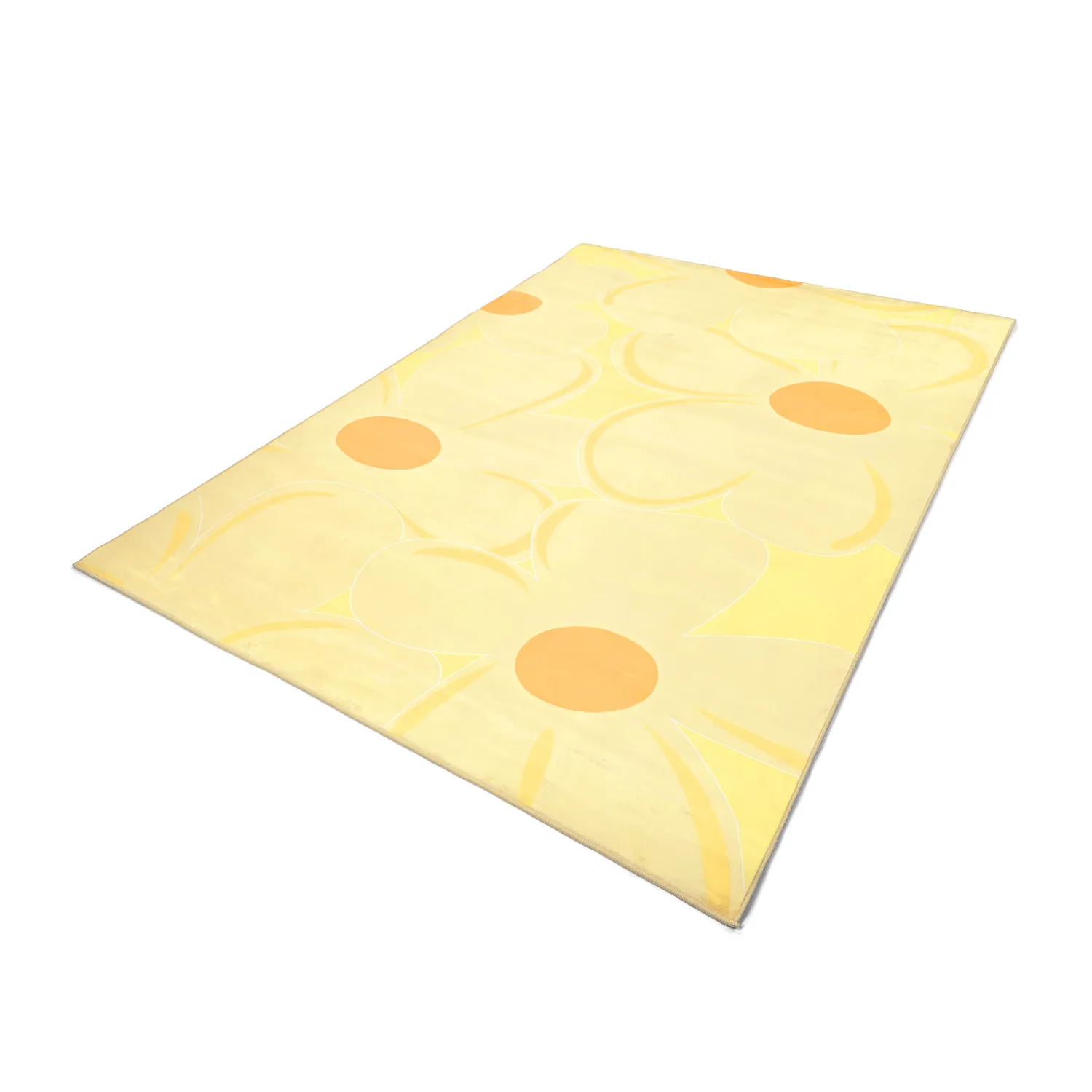 Wilton-tæppe - Honfleur (gul/multi)