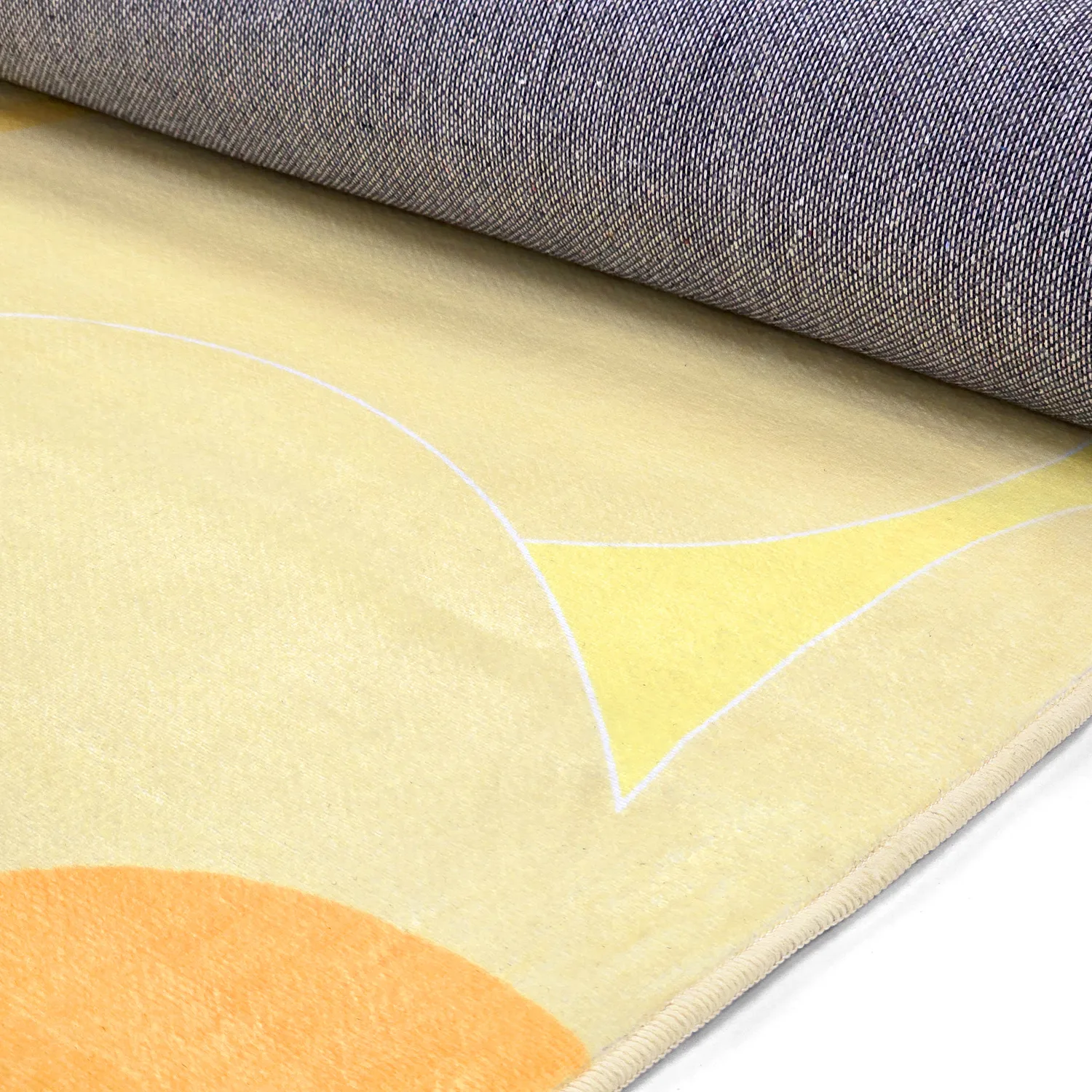 Wilton-tæppe - Honfleur (gul/multi)