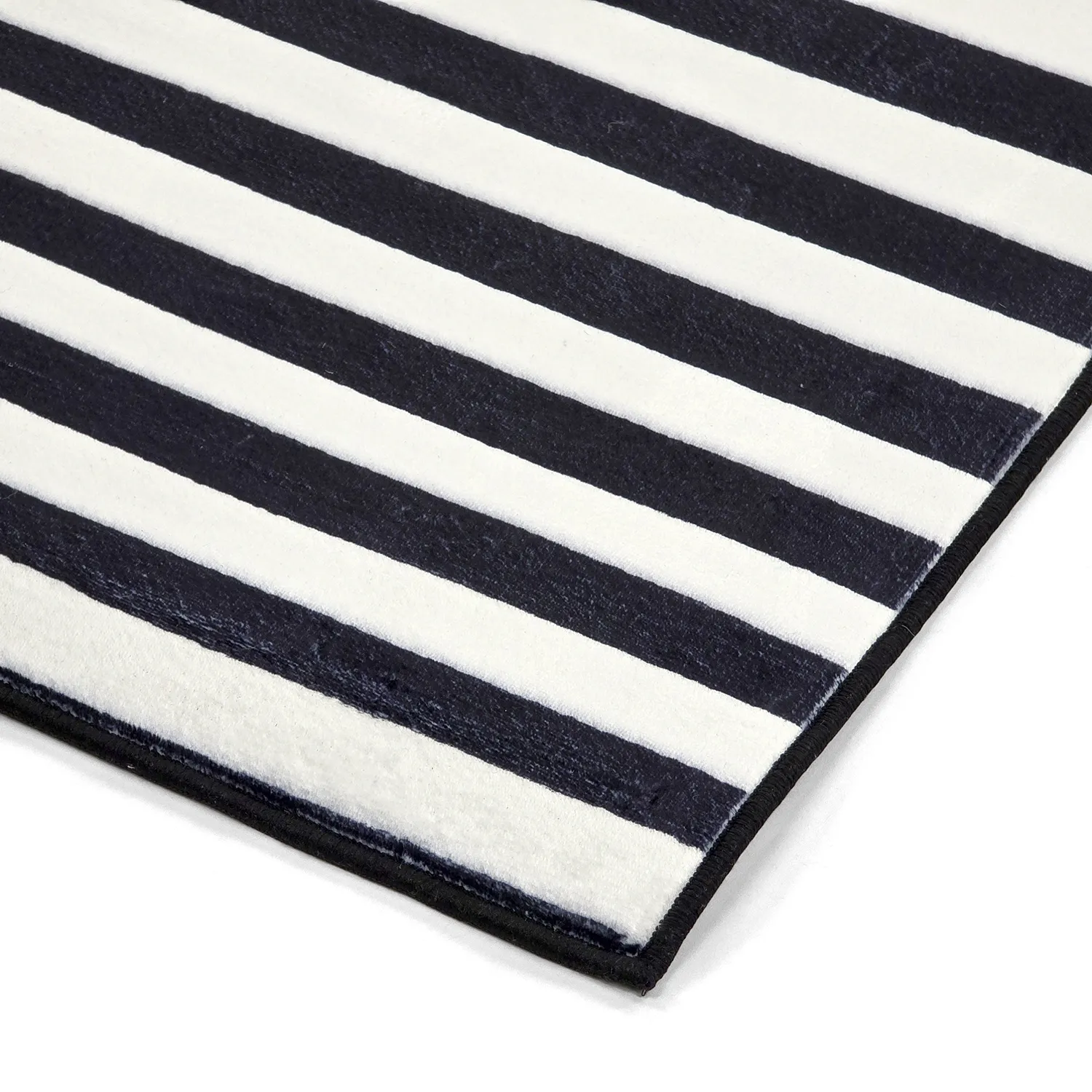 Wilton-tæppe - Joma (sort/hvid)