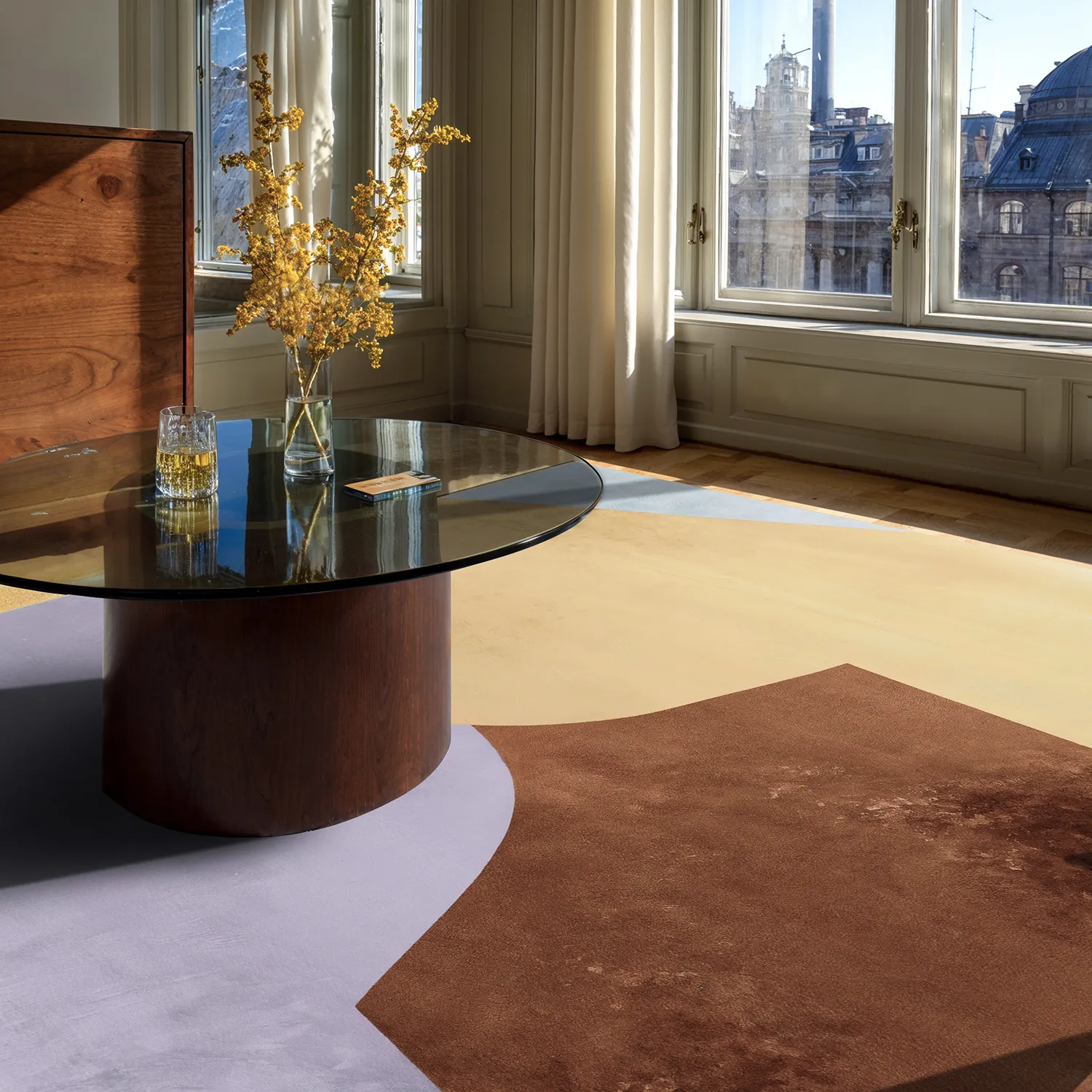 Wilton-tæppe - Lazio (champagne)