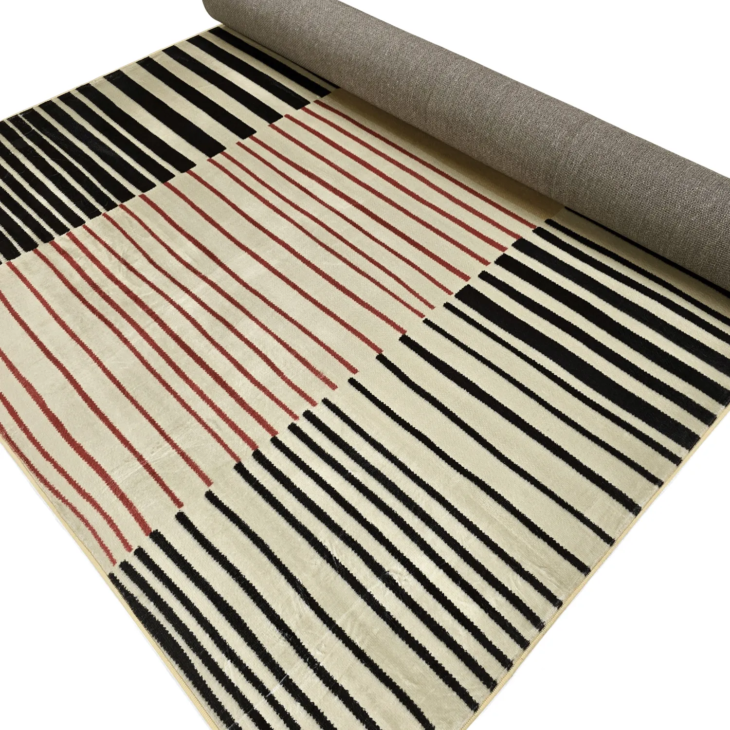 Wilton-tæppe - Lorne (rød/multi)