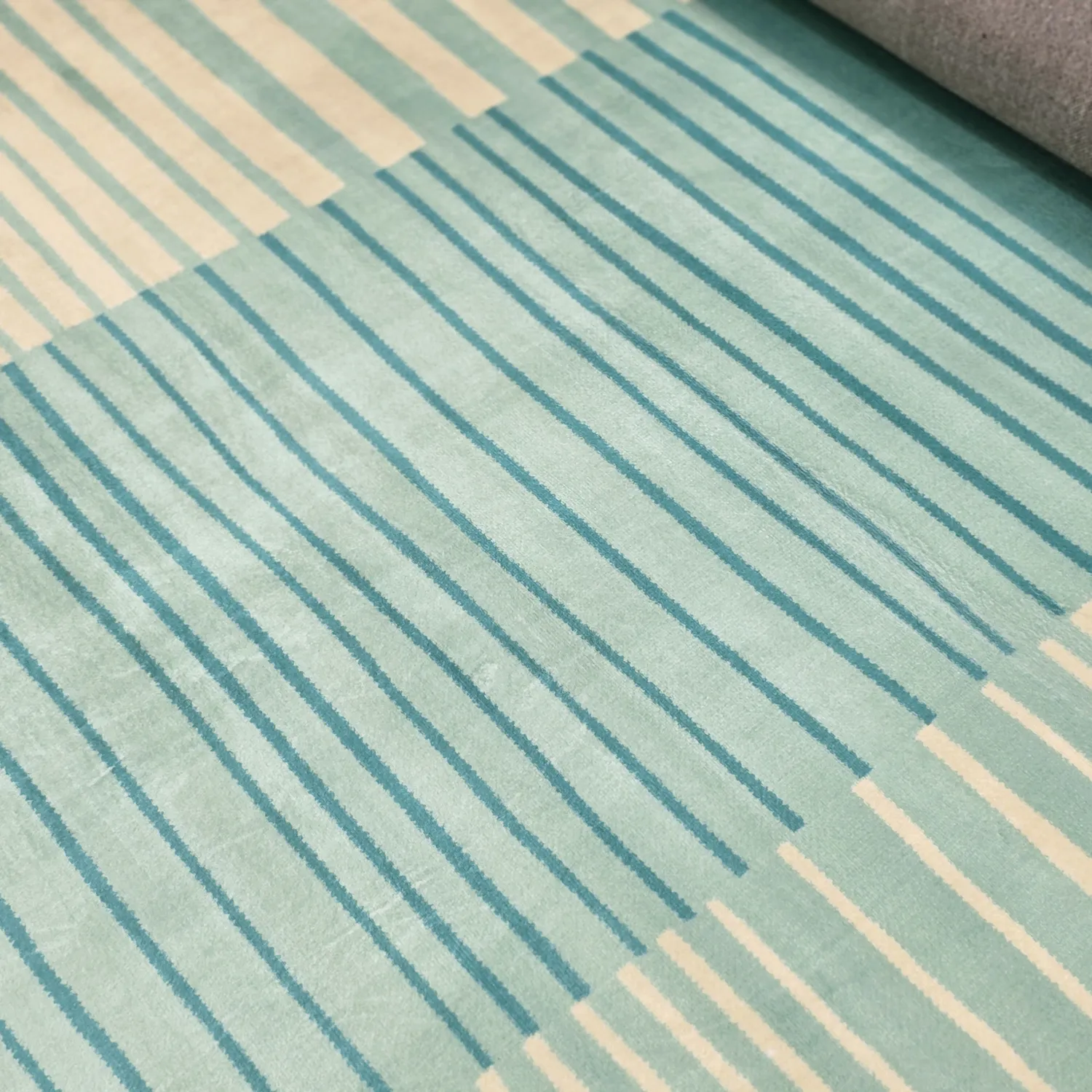 Wilton-tæppe - Lorne (turkis)