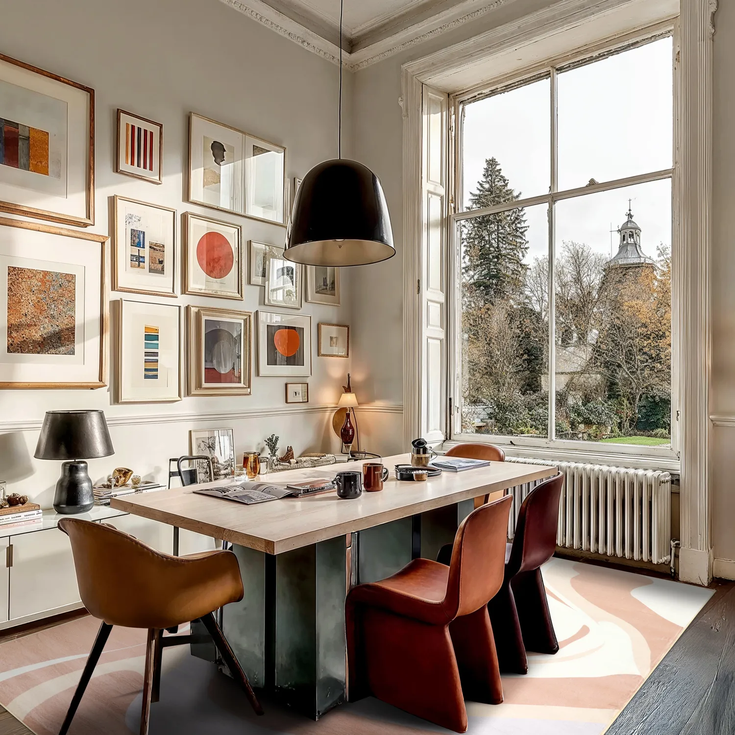 Wilton-tæppe - Mudgee (pink/multi)