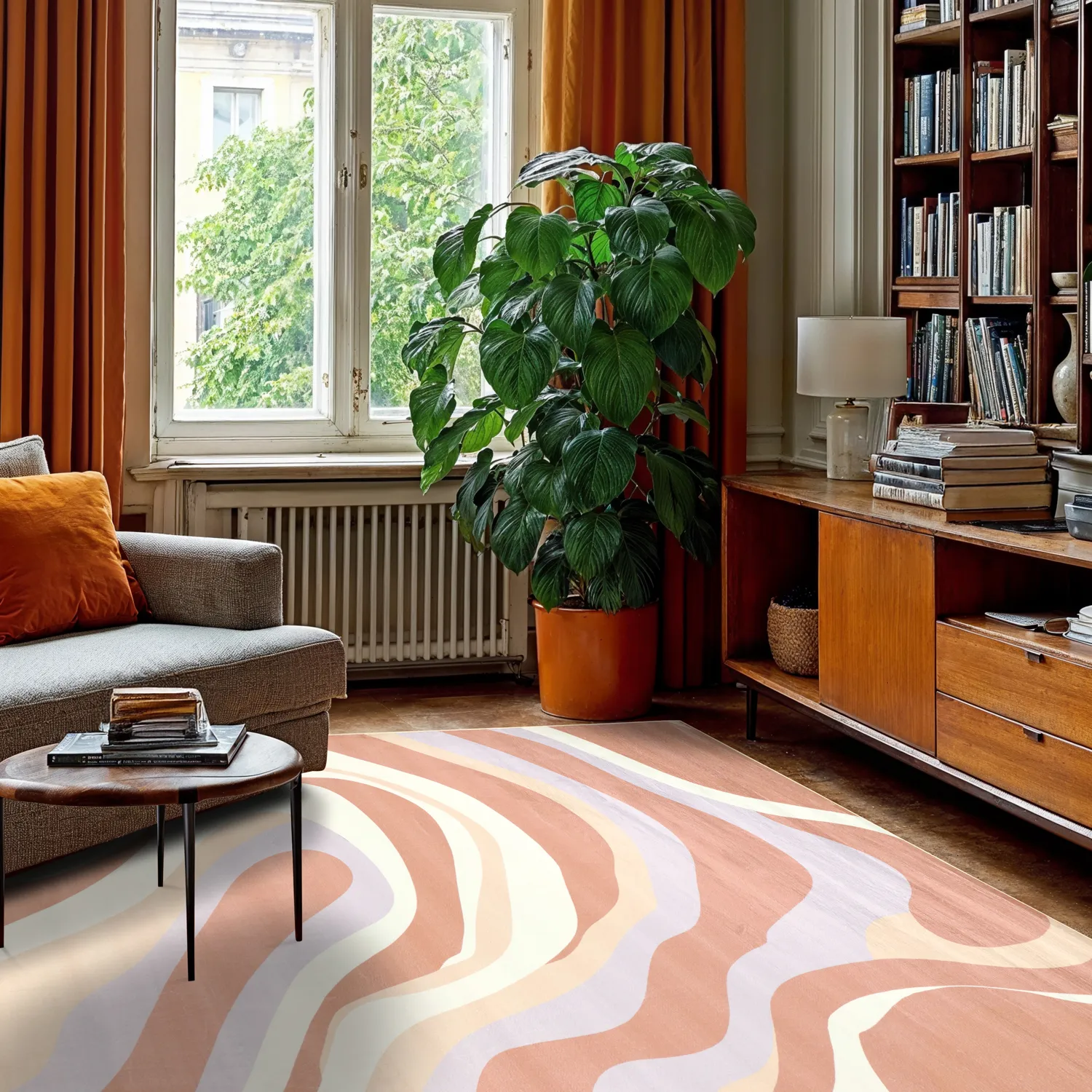 Wilton-tæppe - Mudgee (pink/multi)