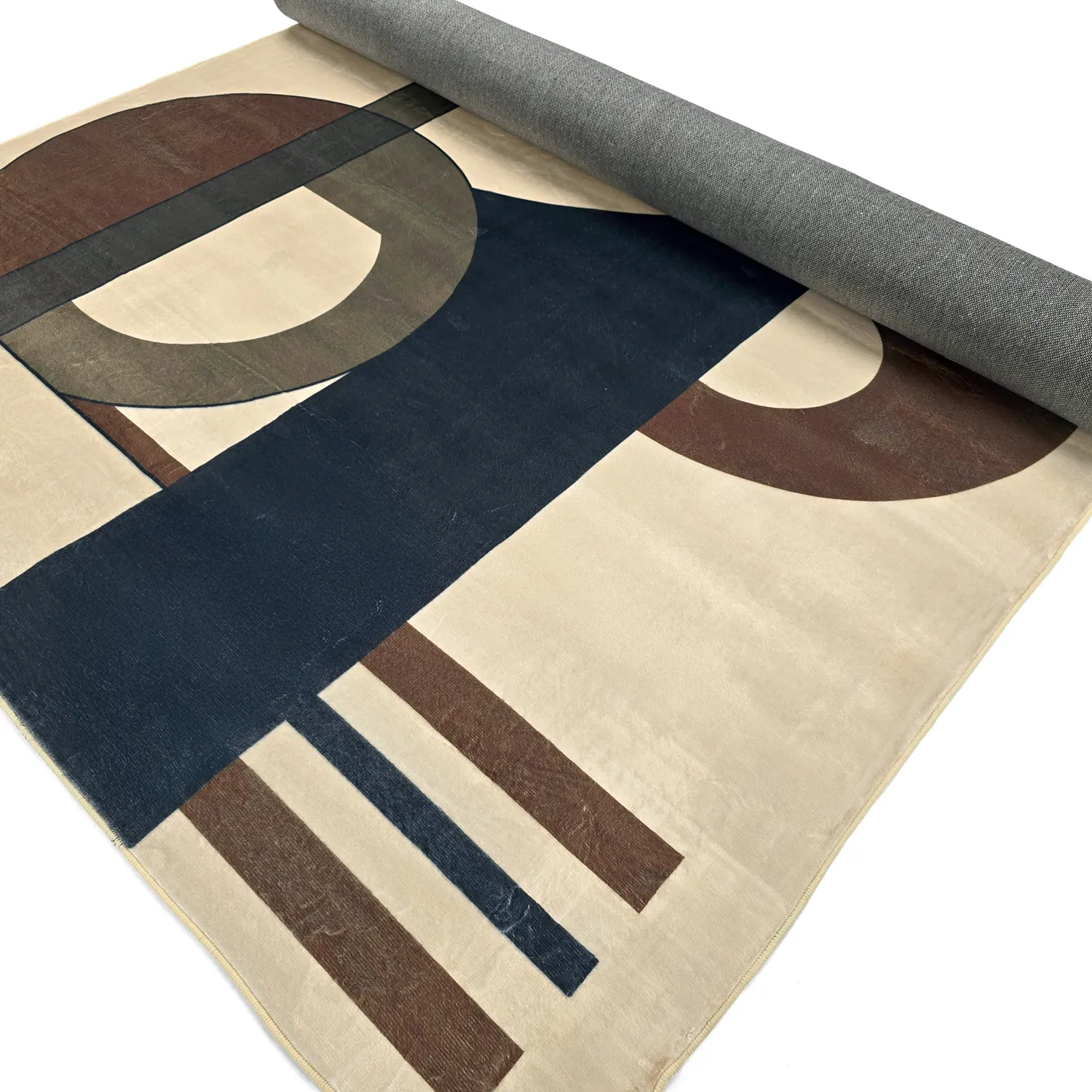 Wilton-tæppe - Nysa (brun/multi)