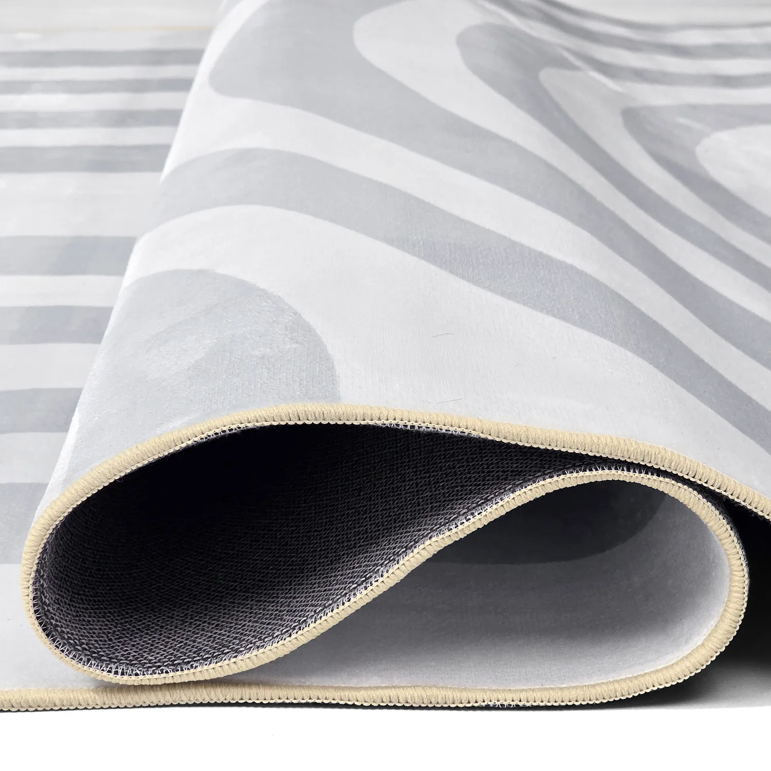 Wilton-tæppe - Obidos (grå/hvid)