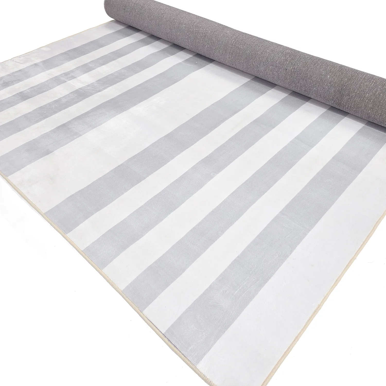 Wilton-tæppe - Obidos (grå/hvid)