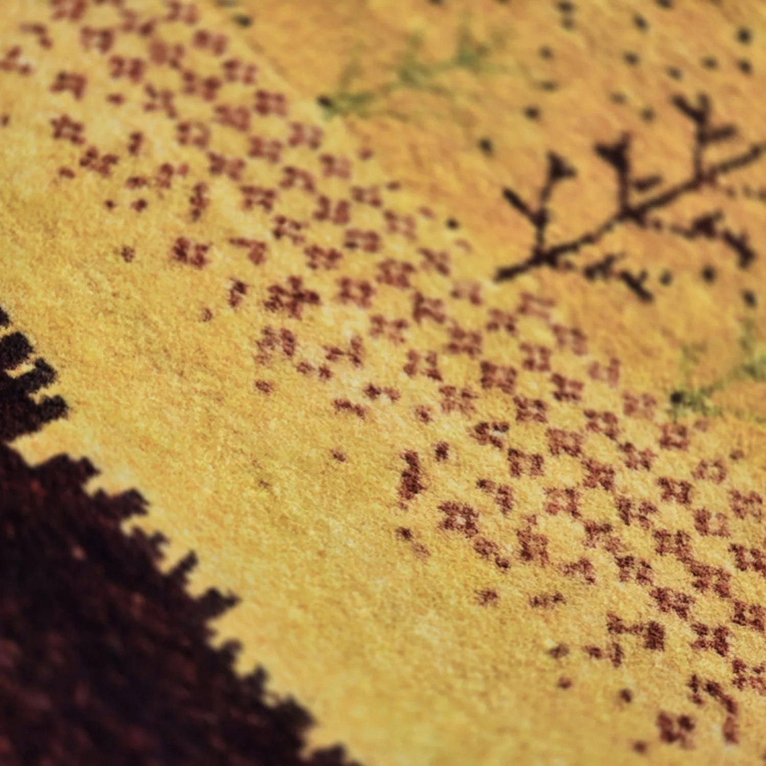 Wilton-tæppe - Oia (rød/multi)