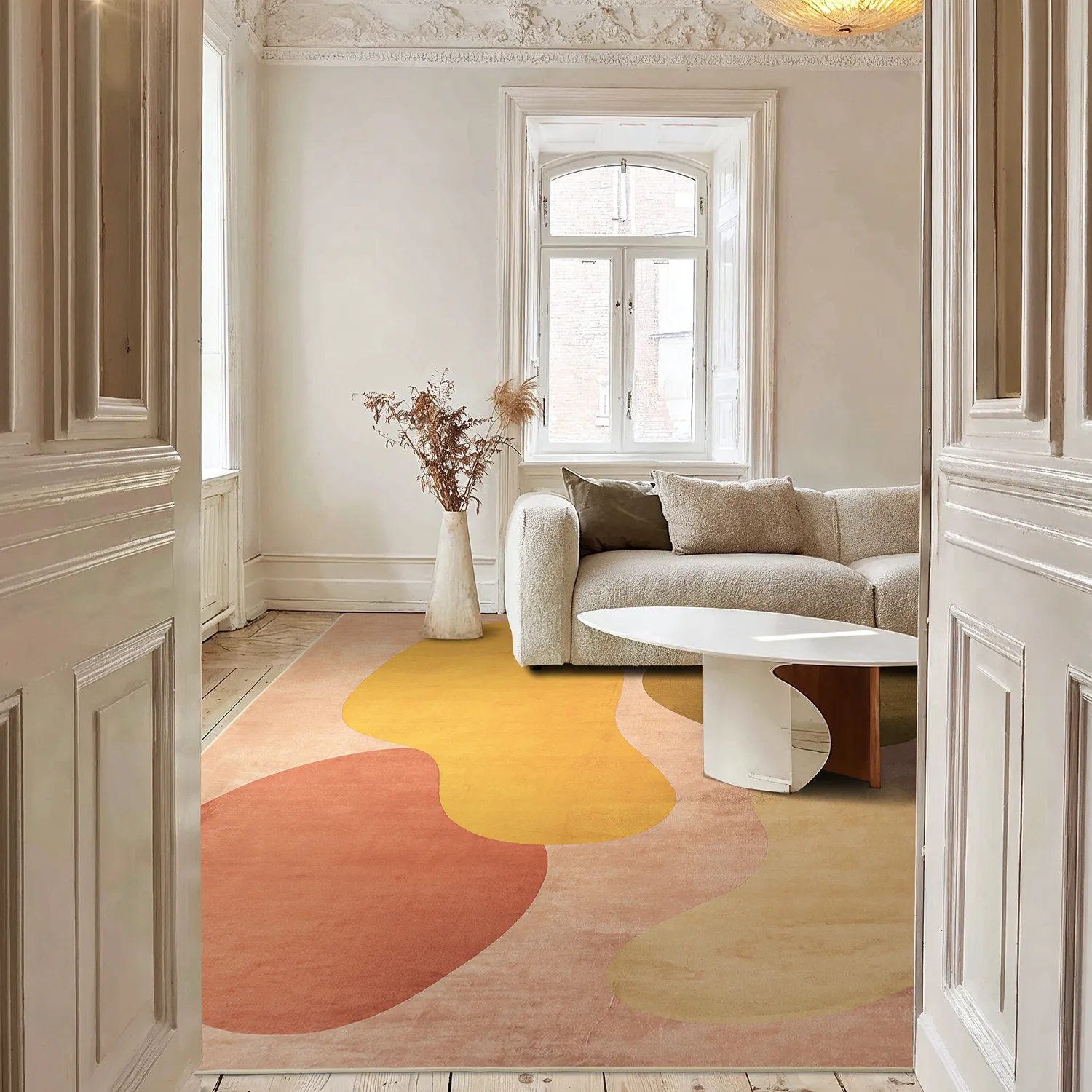 Wilton-tæppe - Palana (pink/multi)