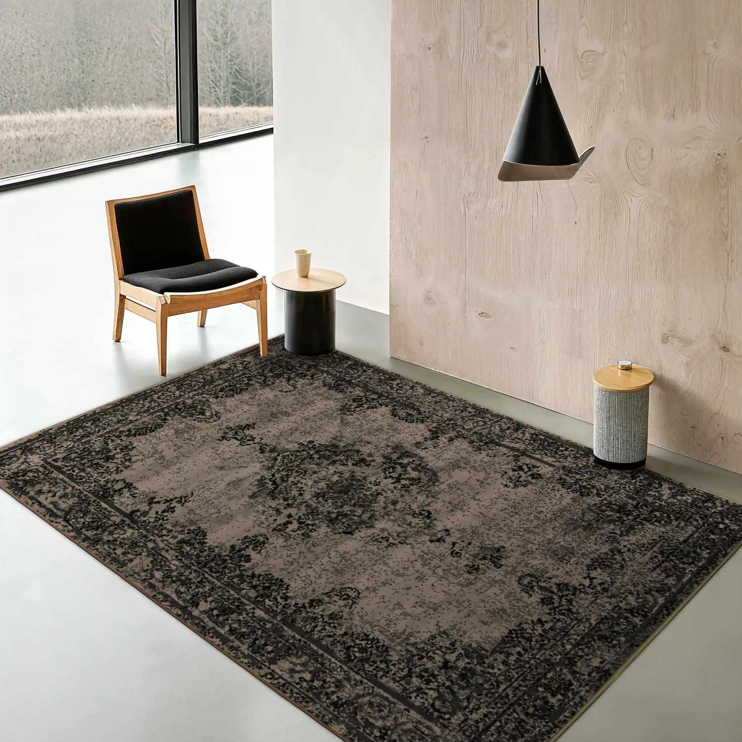 Wilton-tæppe - Peking (grå)