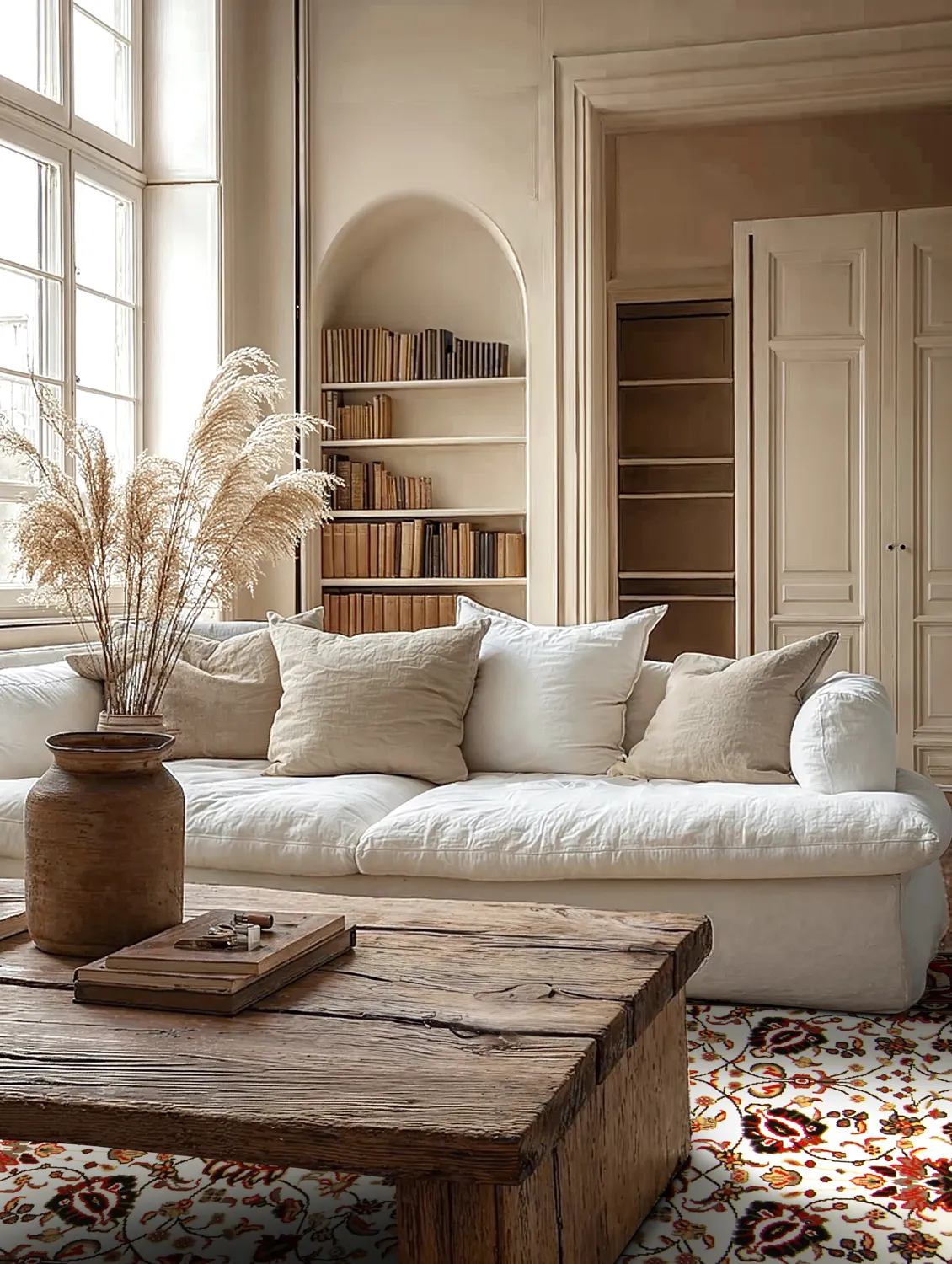 Wilton-tæppe - Peking Imperial (hvid)