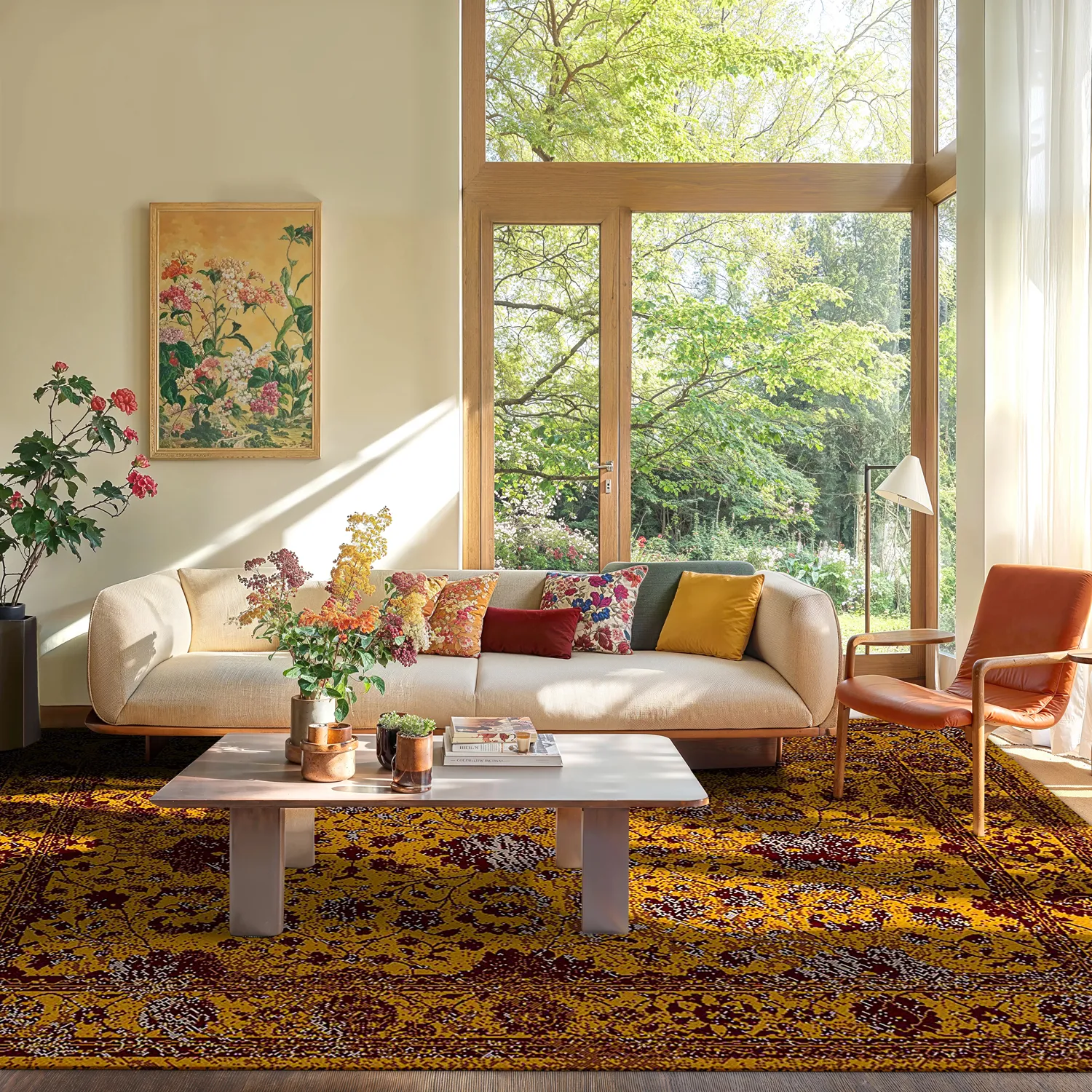 Wilton-tæppe - Peking Majestic (guld)