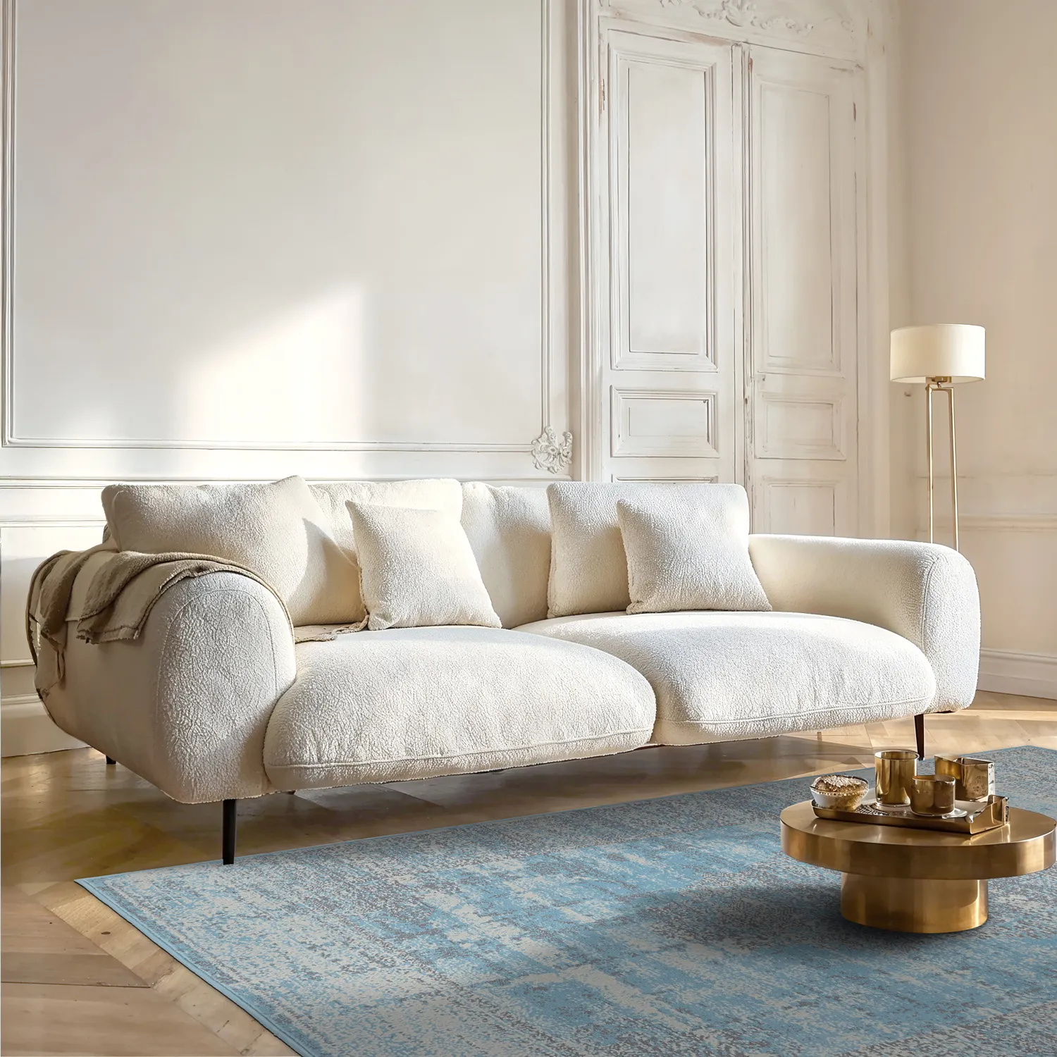 Wilton-tæppe - Peking Royal (turkis)