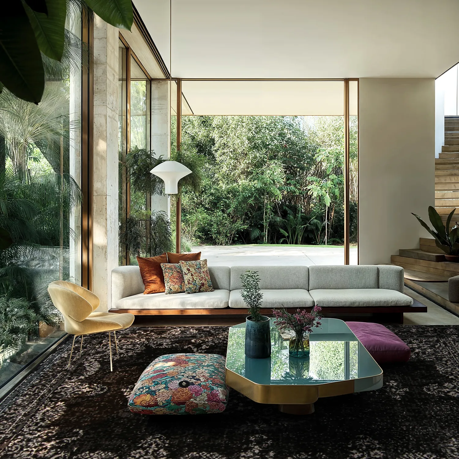 Wilton-tæppe - Peking (sort)