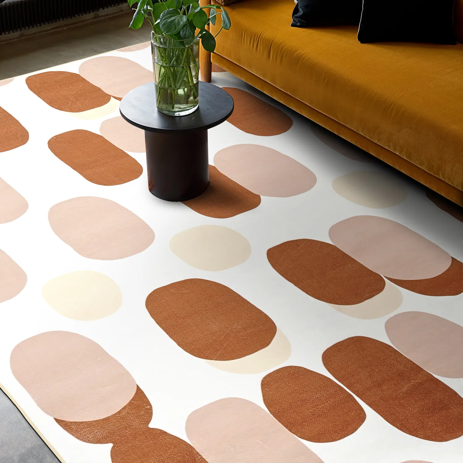 Wilton-tæppe - Sapa (brun/multi)