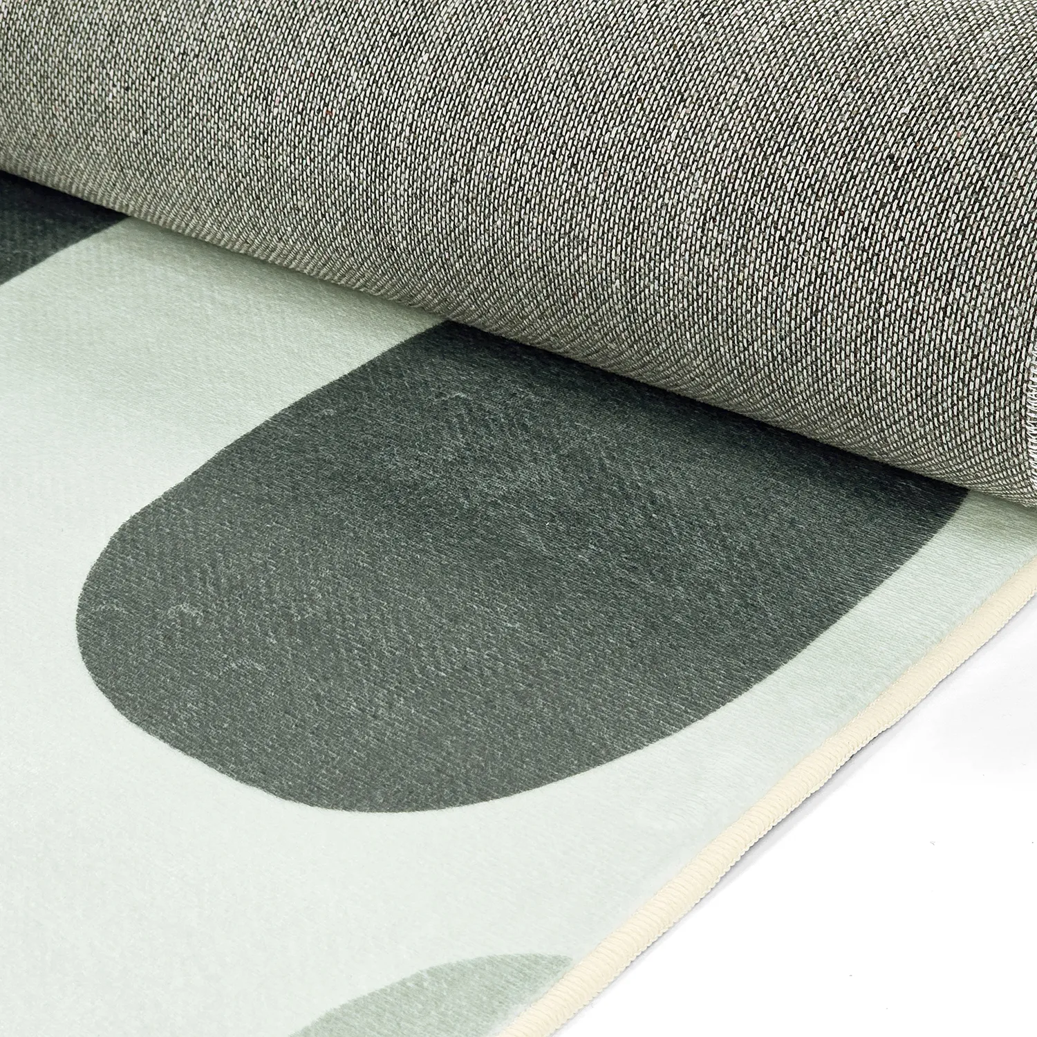 Wilton-tæppe - Sapa (grøn/grå)