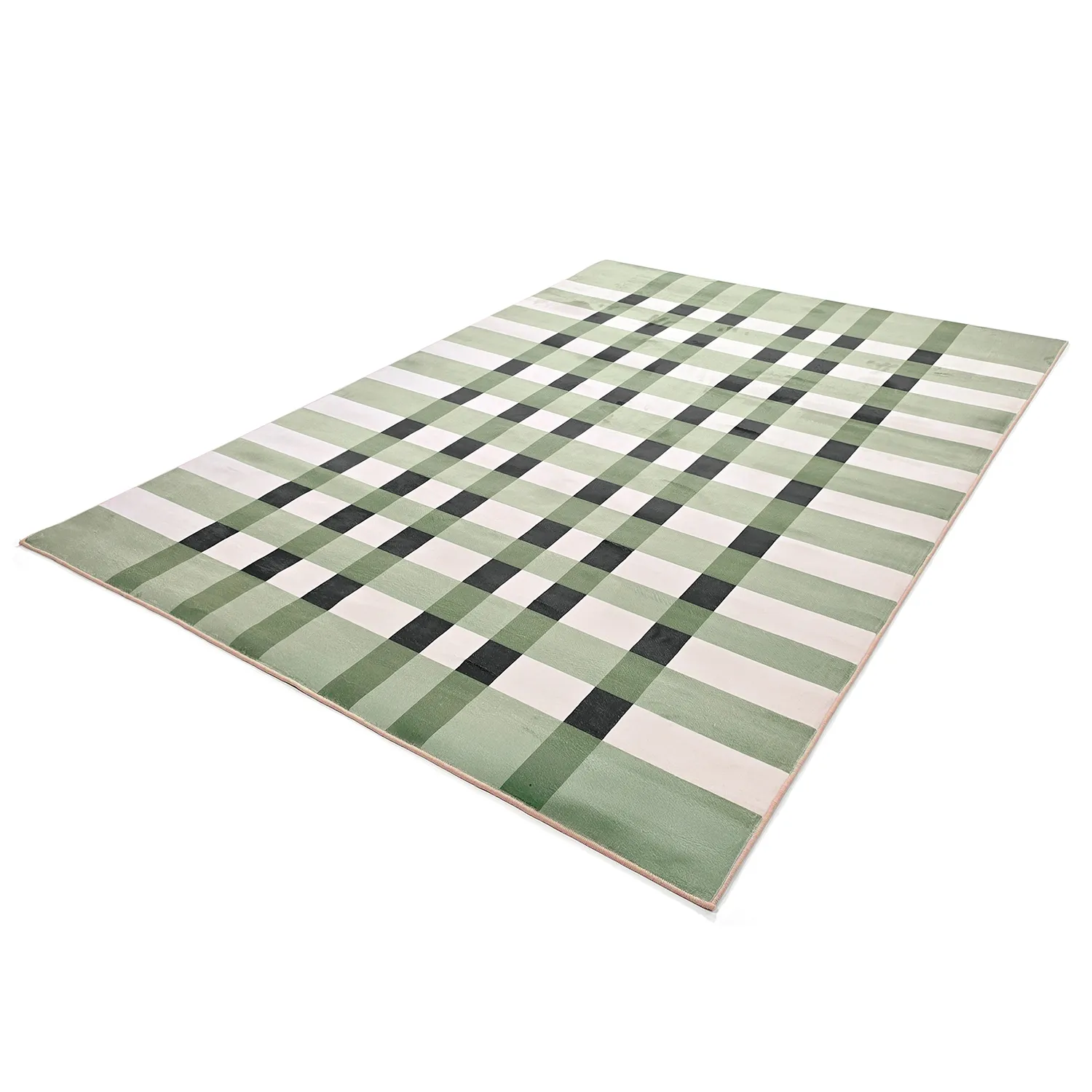 Wilton-tæppe - Sedona (grøn/multi)