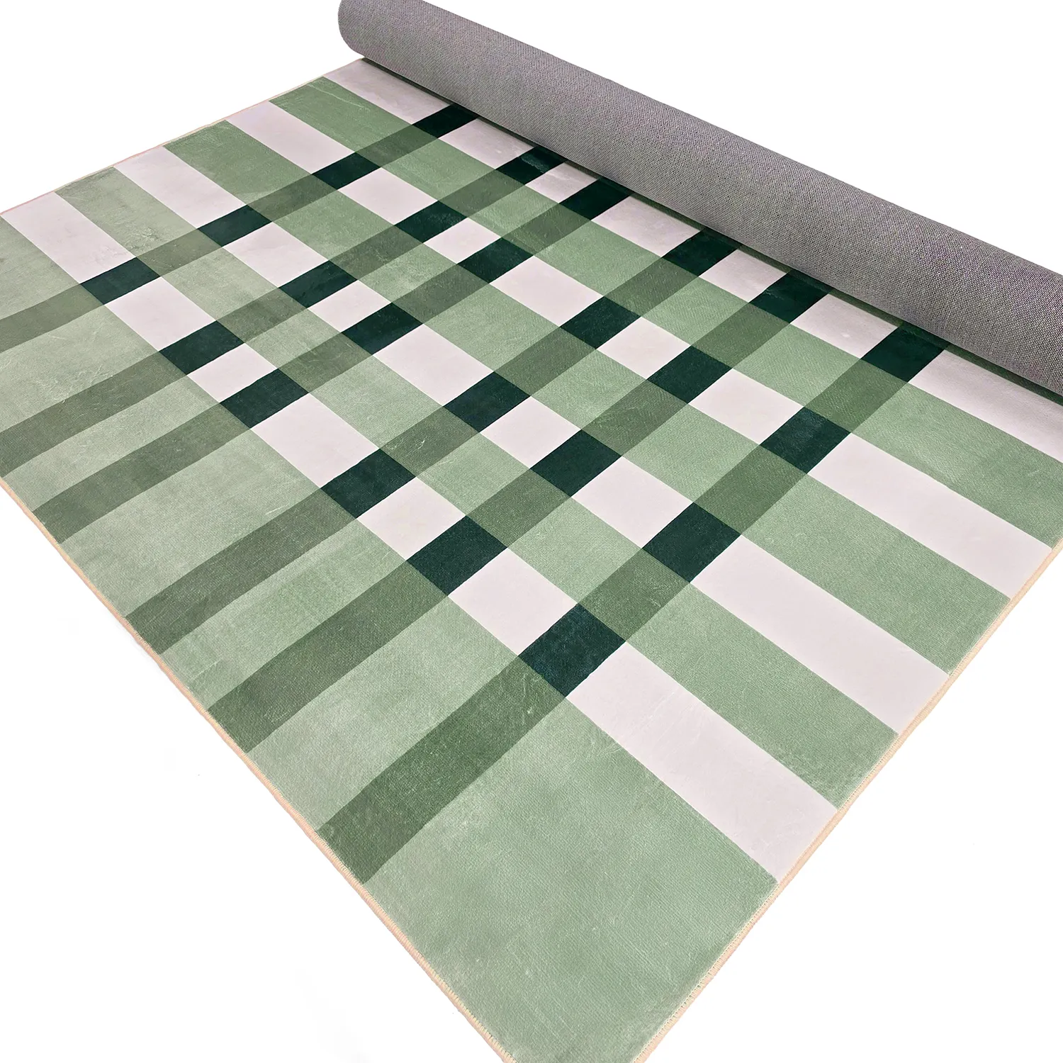 Wilton-tæppe - Sedona (grøn/multi)