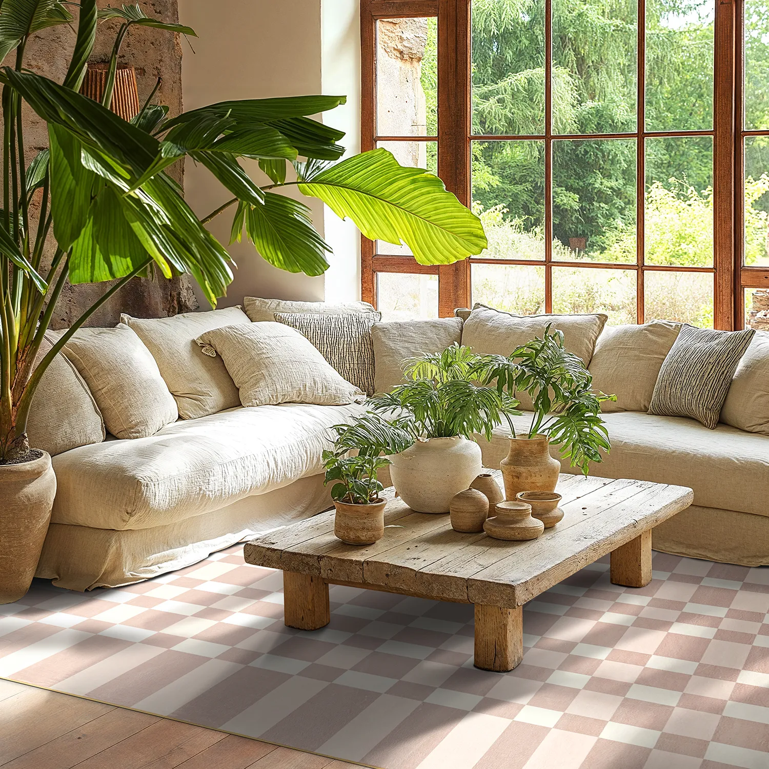 Wilton-tæppe - Sedona (pink/multi)