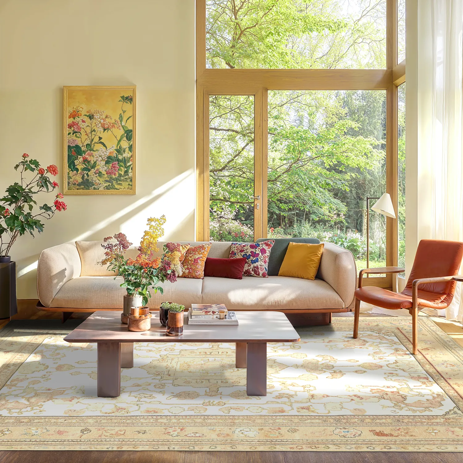 Wilton-tæppe - Siwa (abrikos)