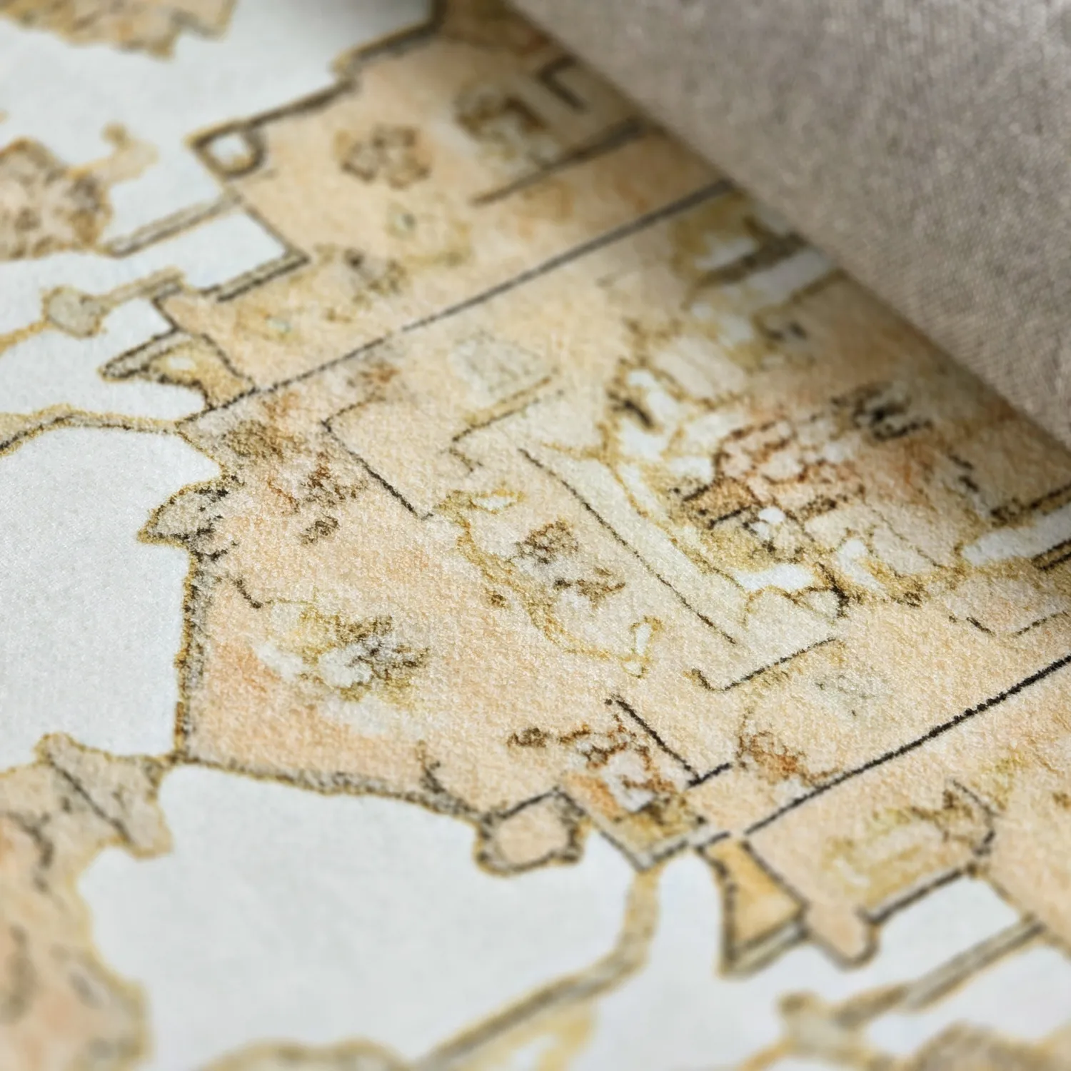 Wilton-tæppe - Siwa (abrikos)