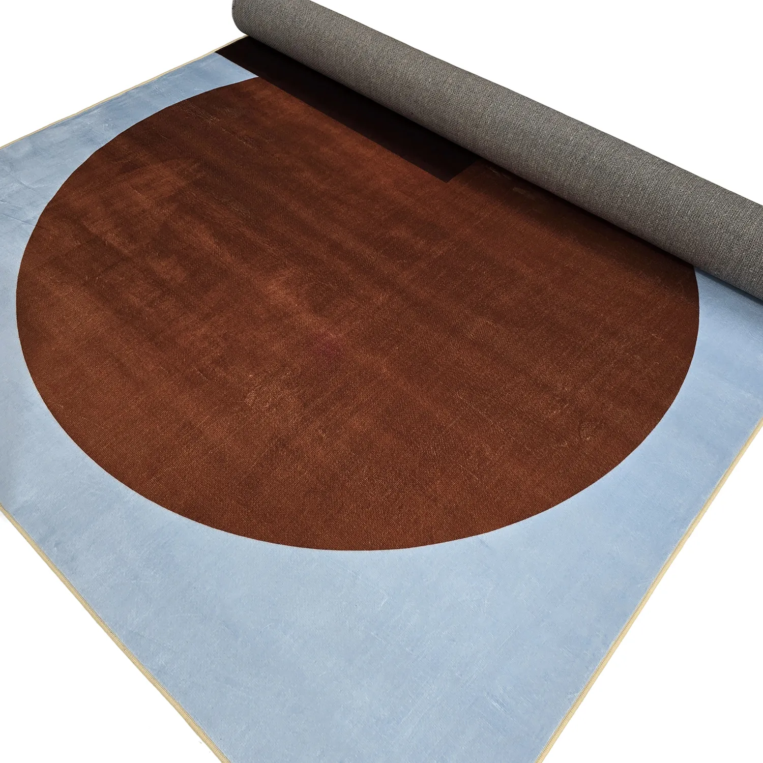 Wilton-tæppe - Taos (lyseblå/multi)