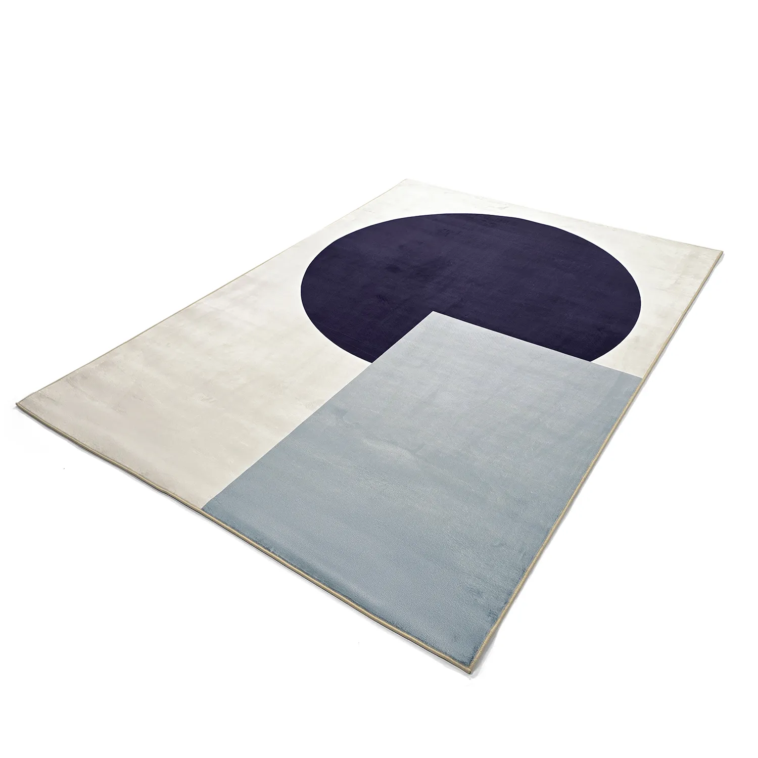 Wilton-tæppe - Taos (hvid/sort/grå)