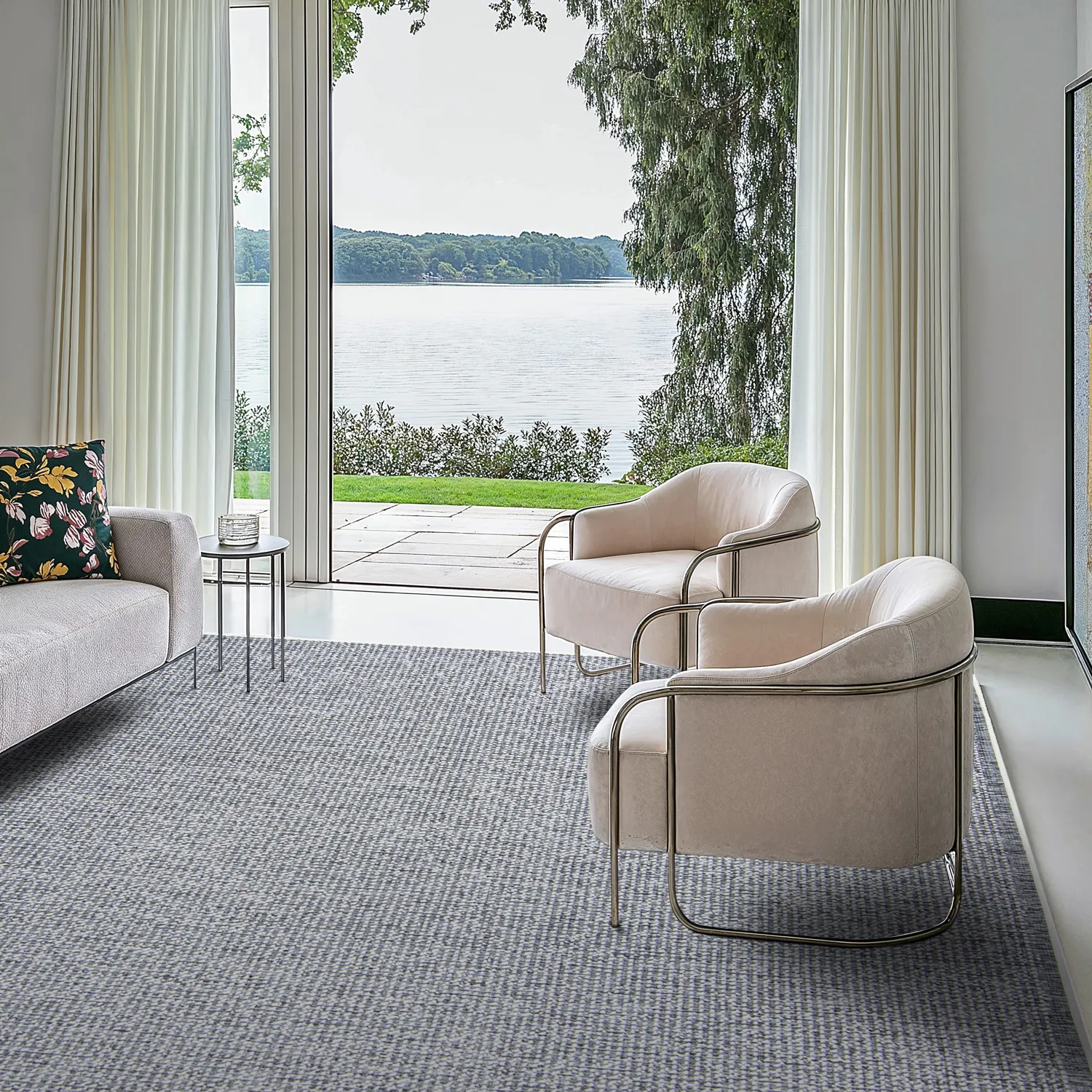 Tæpper til indendørs/udendørs brug - Tromsø (sølv)