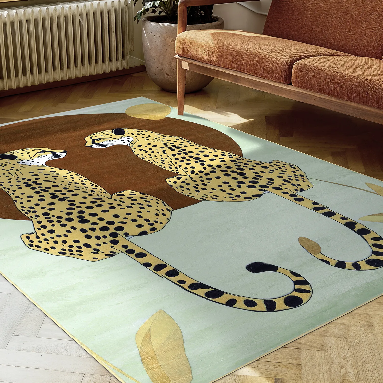 Wilton-tæppe - Ubud (leopard)