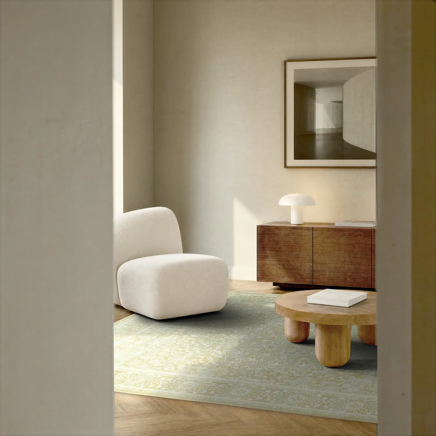 Wilton-tæppe - Vivian (beige)