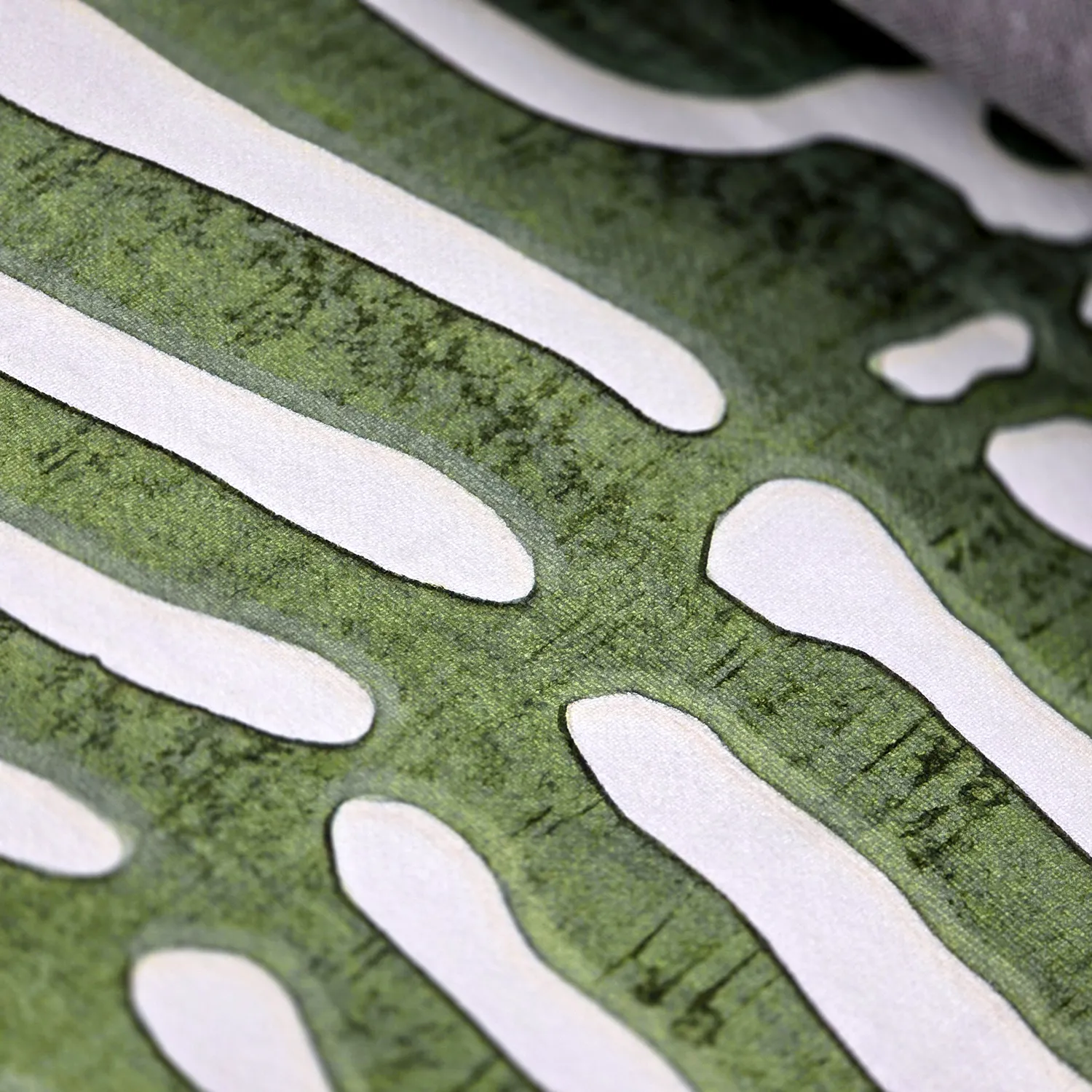 Wilton-tæppe - Zebra (grøn)