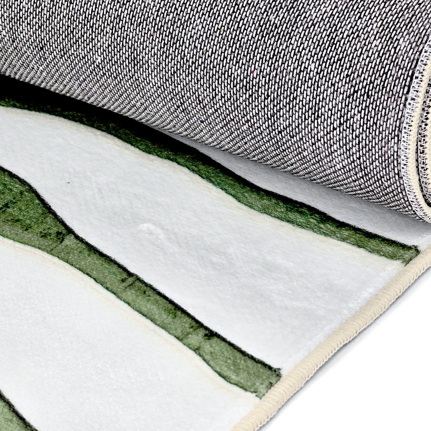 Wilton-tæppe - Zebra (grøn)